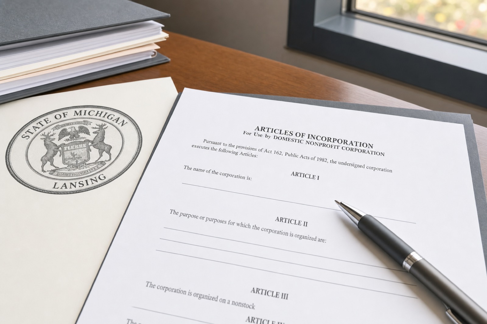 Filing Articles of Incorporation with Michigan LARA for small business formation